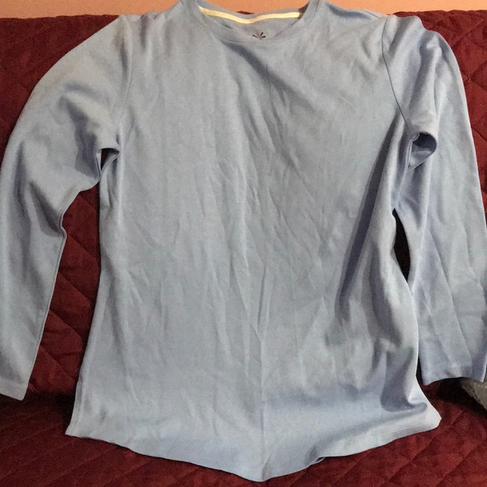 Isaac Mizrahi tshirt size small color blue